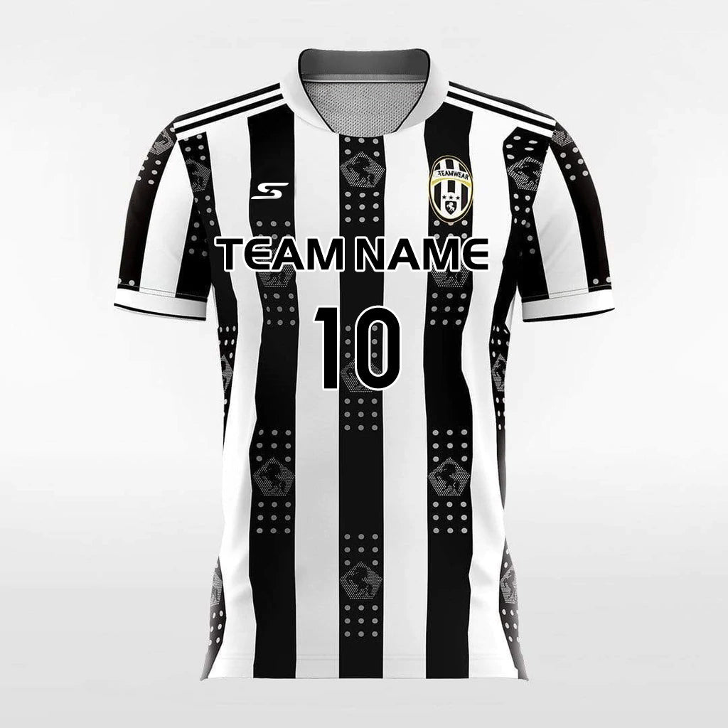 Kappa SENBON ブラック・ホワイト ストライプユニフォーム　2枚セット ゼブラ| 昇華ユニフォーム – TeamwearBox
